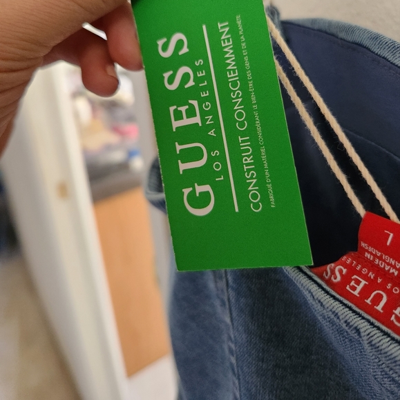 GUESS Denim Bustier Top - Picture 3 of 3